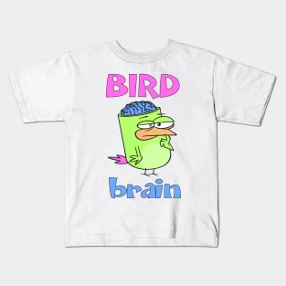 Birdbrain Design for Bird Lovers Kids T-Shirt